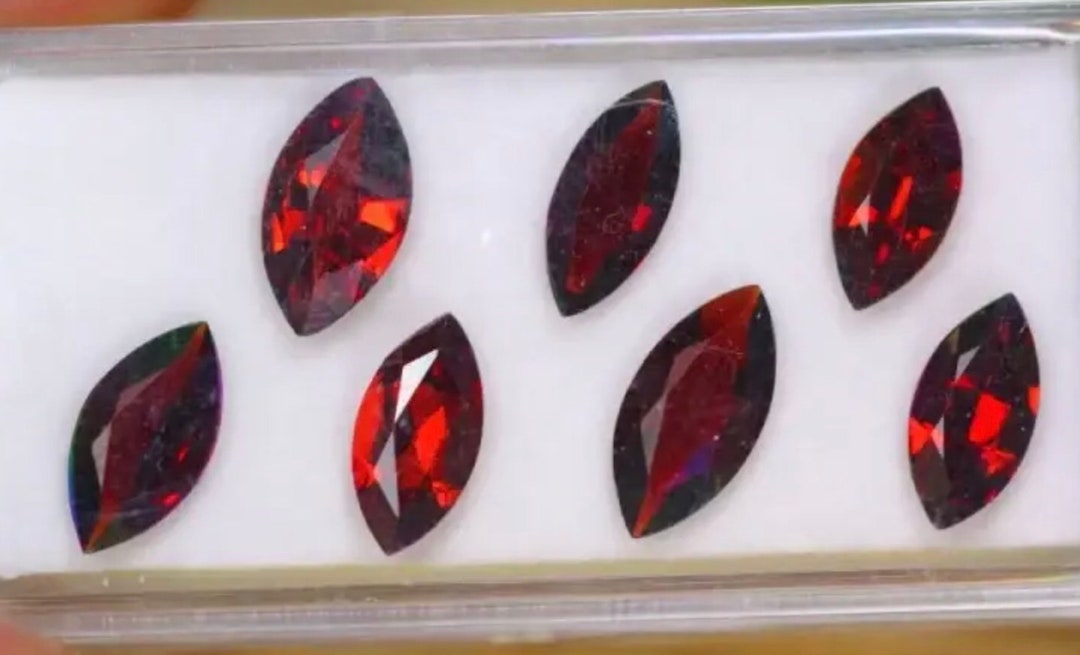 Natural Almandite Garnet Marquise Cut Sold Individually 9.600 X 4.700 X ...