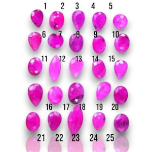 0.17 Carat Genuine Pink Ruby. Mozambique Ruby. SI. 3.7 x 3.0 x 2 mm. Gemstones for Jewelry Making and Gifts. Earth Mined. Heated.