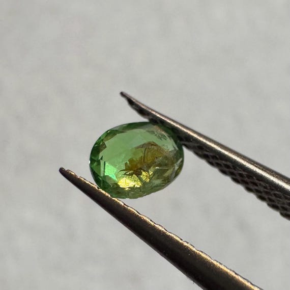 Paire De Tsavorites Naturelles Ovale Vert - 18 Carats Environ - Pierres Précieuses Brutes De Qualité - Neuf