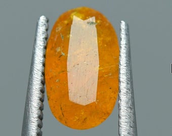 1.19 Carat Natural Clinohumite From Tajikistan Mines  9.230 x 5.600 x 3.620 mm Collectors Gemstone for Jewelry Making and Gifts. Earth Mined