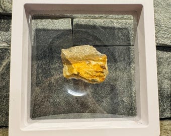 Hope Slide "Taffy Rock". B.C's Picture Stone. Natural Sourced Mineral Specimen. Various Sizes Available. Presented in Suspended Frame.