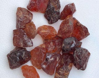 46.50 Carats Natural Deep Spessartite Orange Garnet Rough. Jewelry Making and Gifts. Genuinely Earth Mined. Untreated.