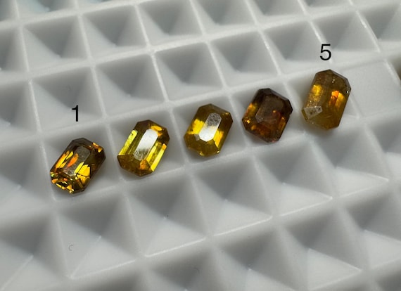 Pierre précieuse en vrac citrine jaune naturelle certifiée 50 ct non