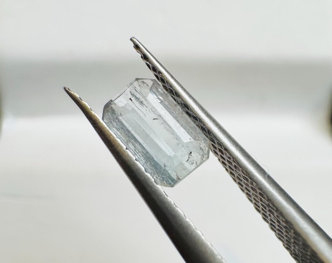0.46 Carat Natural Tourmaline. Emerald Cut. 5.4 x 3.4 x 2.9 mm. Loose Gemstone for Jewelry Making and Gifts.  Genuine Earth Mined