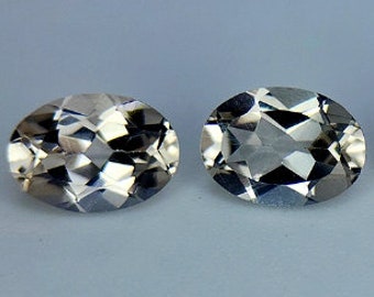 1.14 Carat Authentic Topaz Earth Mined. Loose Gemstone. Faceted Oval. VS. 7 x 5 x 4 mm. Birthstone. Jewellery Supplies. Gold/Clear Colour