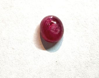 0.60 Carat Ruby Cabochon. Loose Gemstones. Oval. Pink/Red Colouration. Loose Gemstones for Jewellery. Genuine Earth Mined. Gifts. Uneven.