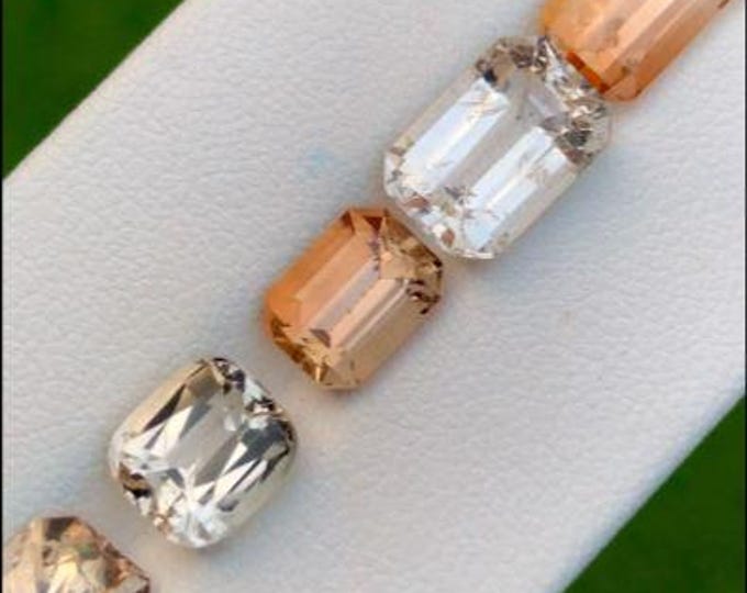 Authentic Gold Topaz. Earth Mined. Loose Gemstones. Faceted Emerald Cut. VS. Various Size. Birthstone. Jewellery Supplies. Gifts.