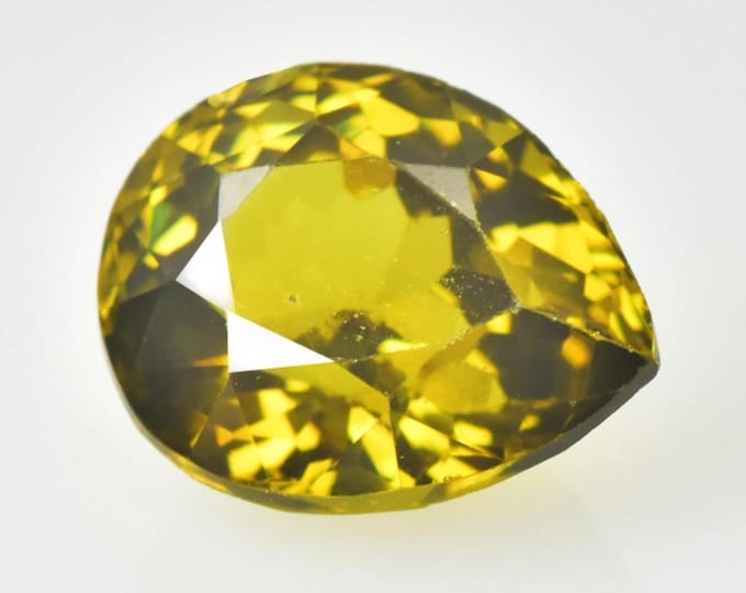 1.15 Ct Natural Mali Lovely Yellow Garnet Pear Shape 7.00 x 5.60 x 4.00 mm Loose Gemstone for Jewellery Making and Gifts. Earth Mined. Chip.