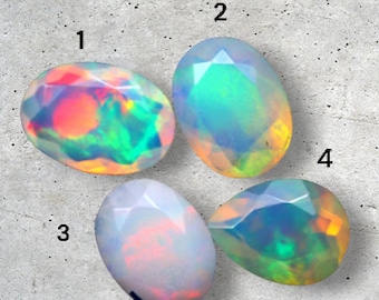 Earth Mined Ethiopian Welo Opal Facated. Untreated Genuine Opal. Perfect Birthstone for Making Jewellery. Various Sizes Available.