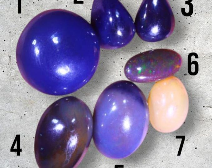 Potch Natural Ethiopian Smoked Welo Opals. For Jewellery Making or Collecting. Sold Separately. Earth Mined. Common Opal. Blue Opal. Gifts