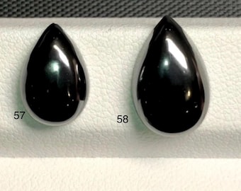 5.00 - 6.70 Carat Jet Black Brazilian Diamond Cut Hematite Loose Gemstone for Jewelry Making and Gifts. Earth Mined. Sold Individually.