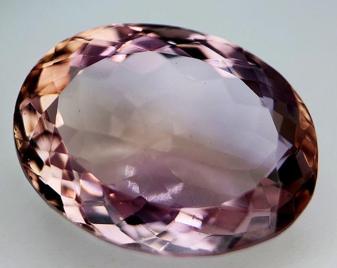Authentic 21.75 Cts Natural Bi-Color Ametrine Fancy Cut from Bolivia. 22 x 16 x 9 mm Untreated. VVS. Jewelry Supplies Gemstones. Gifts.