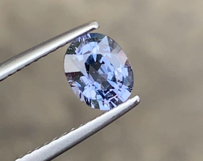 1.05 Carat Natural Spinel. VVS. Beautiful Light Purple/Grey Spinel. Ring Jewellery Making Loose Gemstone. Gift. Investment.