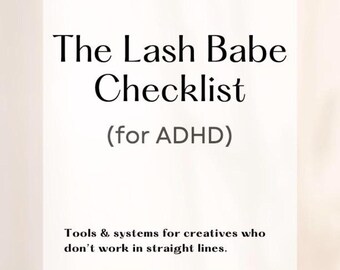 The Lash Babe Checklist