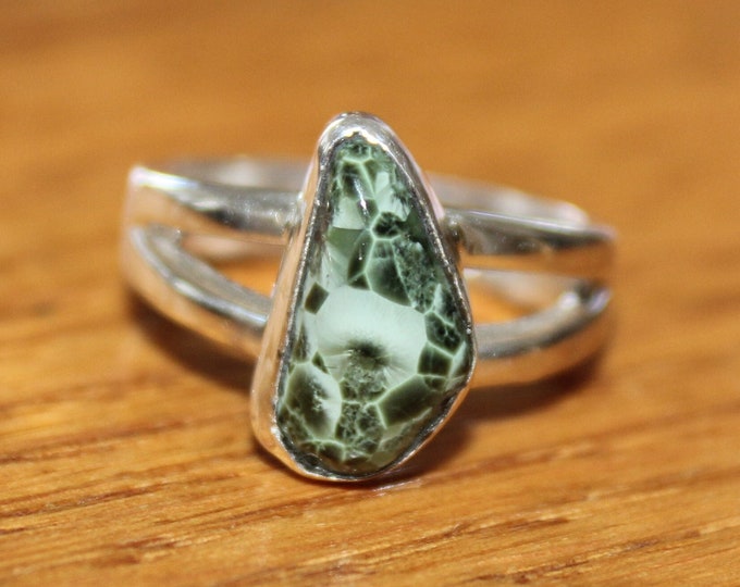 Chlorastrolite (Greenstone) Ring GR-232 Size 6