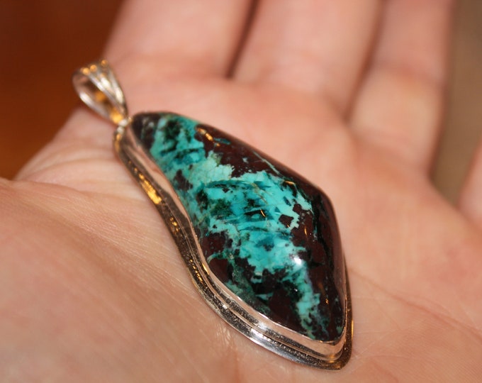 Chrysocolla Pendant CAM-N1