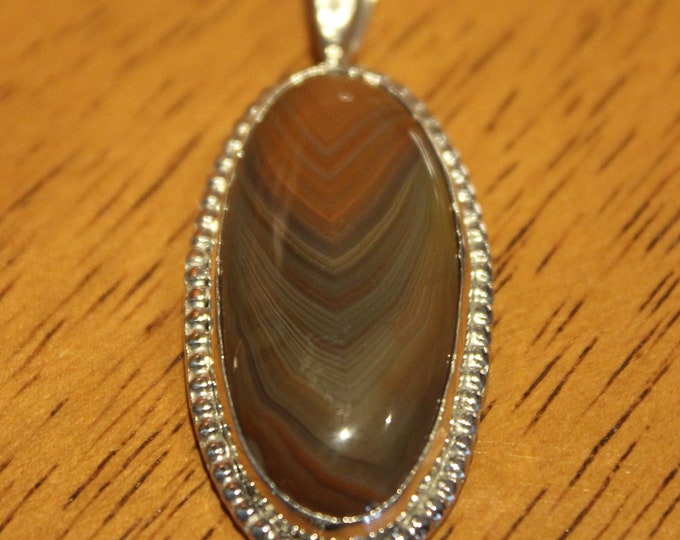 Lake Superior Agate Pendant LSAN-37