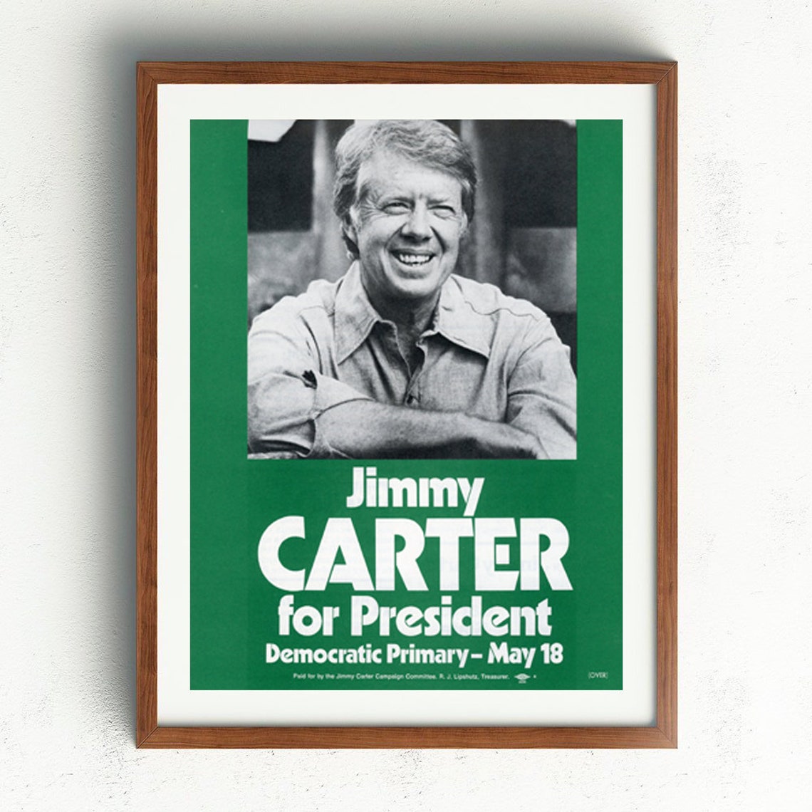 Jimmy Carter for President 1979 Vintage Poster Reprint Etsy