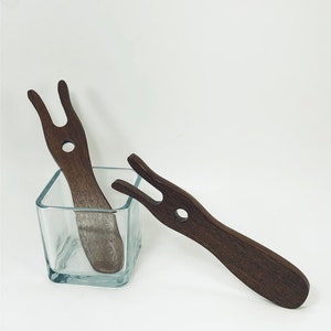 Lucet knitting fork cord making tool mahogany
