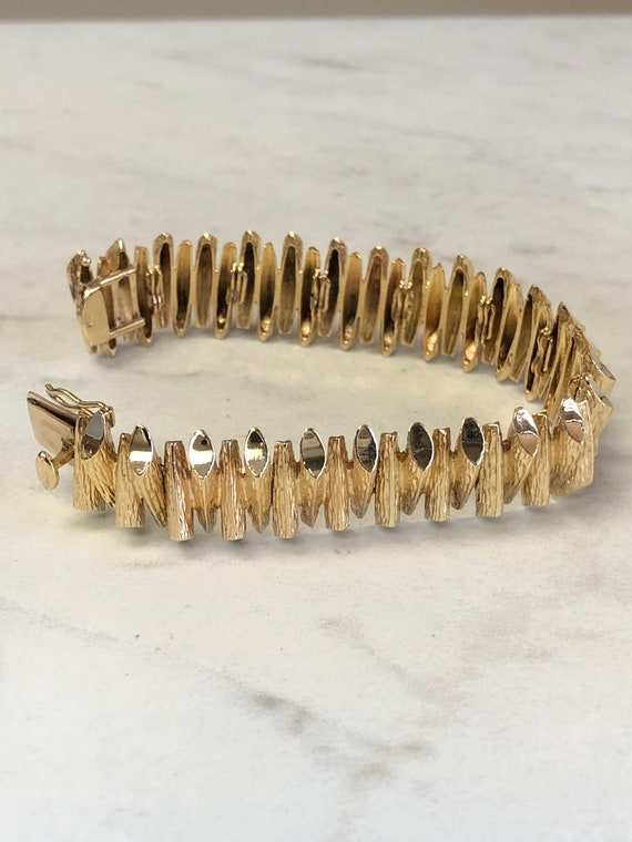 6 1/2"...18kt..One-of-a-Kind Unique Custom-Made 1… - image 2