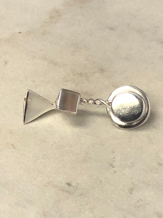 Sterling Silver Custom-Made Dangle/Drop Geometric… - image 6
