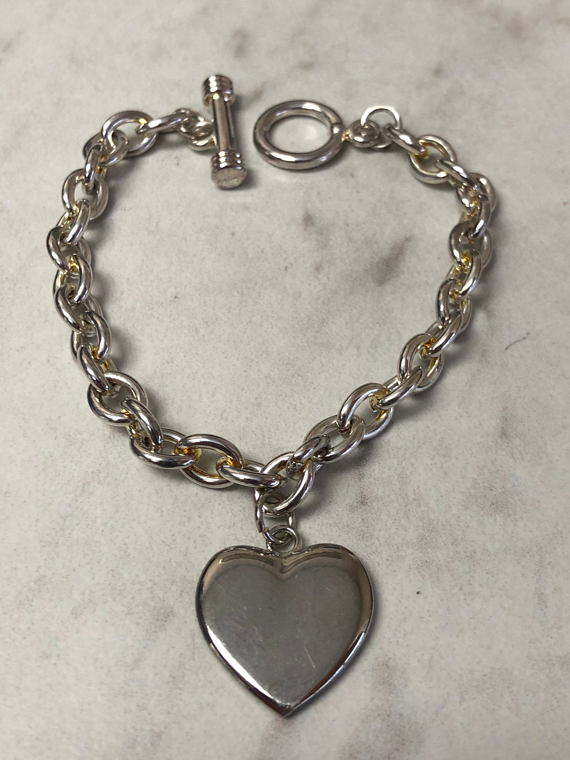 ■ENGBROX■ silver925 glorious heart rose bracelet EBBL24002 Clogau Silver And 9ct Rose Gold Kiss Heart Bracelet - G44177