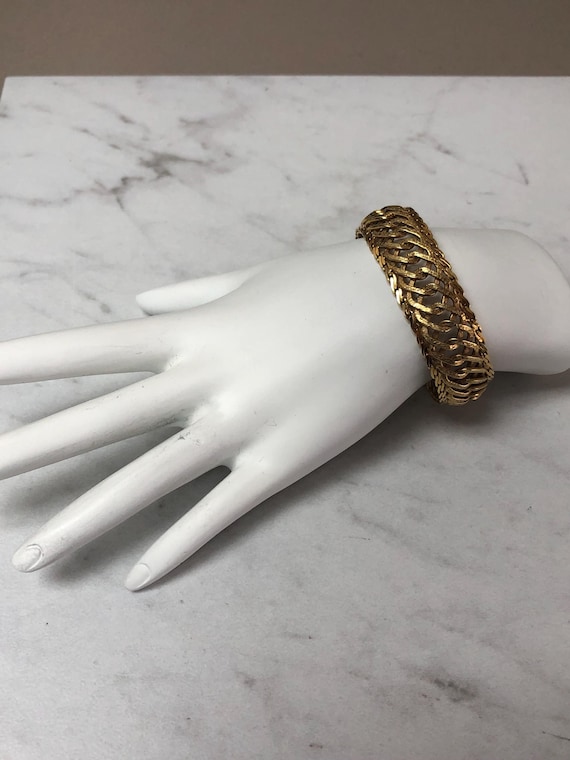 14kt Yellow Gold Solid Soft Flexible Open Design … - image 7