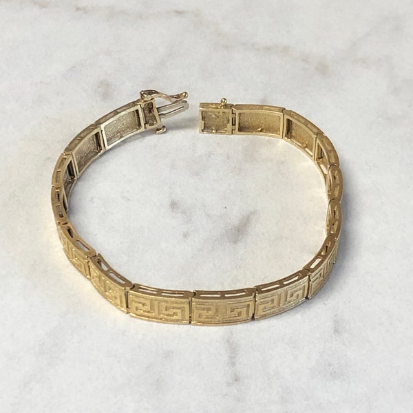 Greek Key Bracelet - Etsy