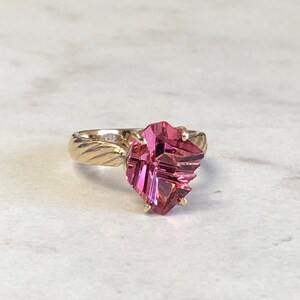 14kt Yellow Gold Lady&#39;s 1.75ct approx weight Pink Tourmaline Fancy Cut Gemstone Ring at a Very Affordable Price.