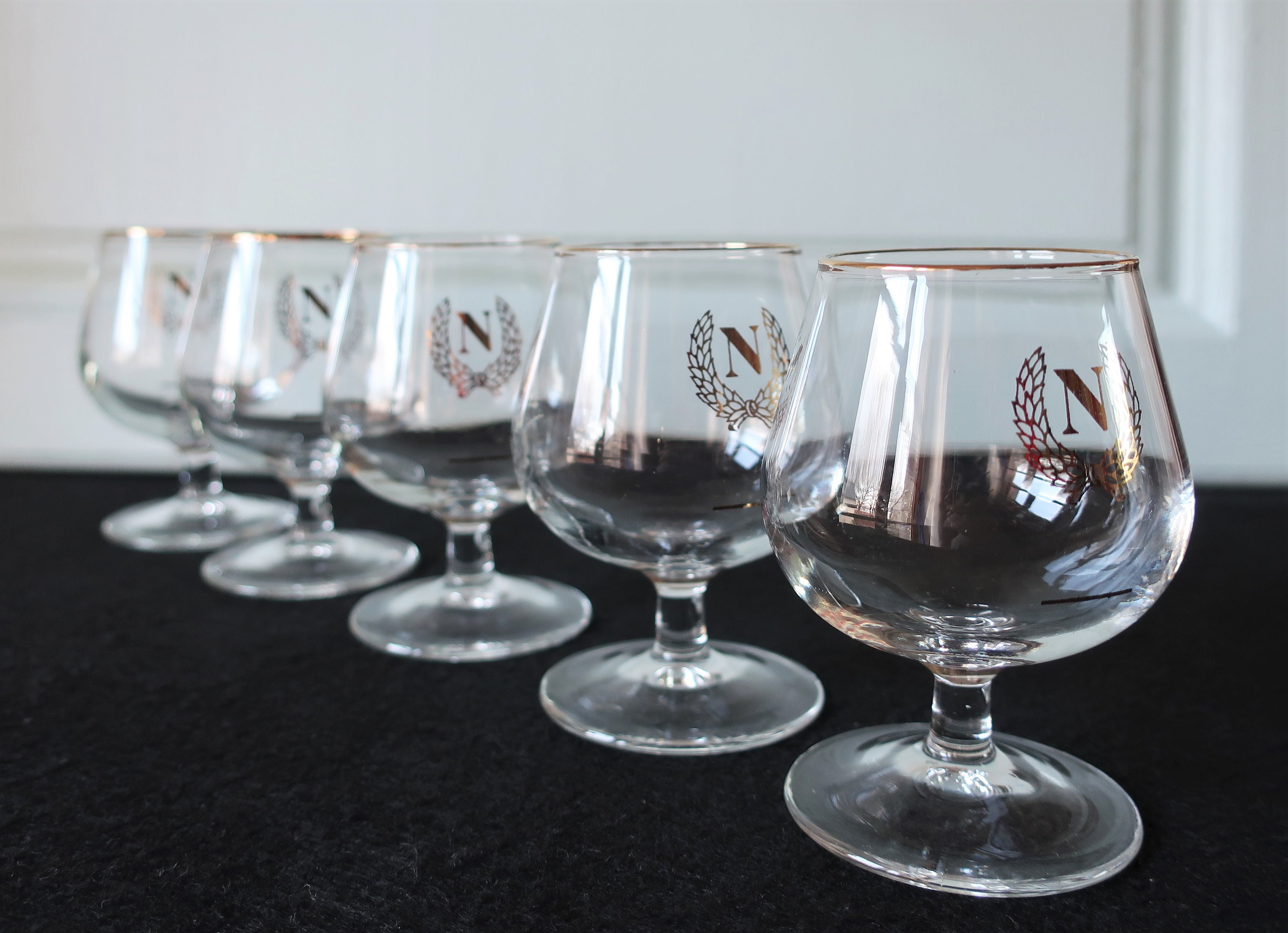 Ensemble de 5 Verres Cognac Napoléon