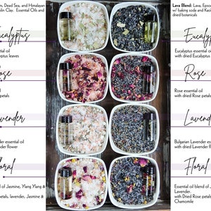 8 oz | Bath Salt with Bath Oils | Handmade | Essential Oils | Gift for Her | Gift for Women | Epsom Salt | Spa Gift | Natural | Organic