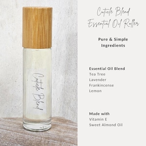 Essential Oil Roller | Nail Cuticle Blend | Organic | Natural | Essential Oils | Handmade | Aromatherapy | Gift for her | Self Care