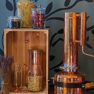 Image of our Hydrosol Distiller Named Betsy, she makes all of Hydrosols that goes into our Products