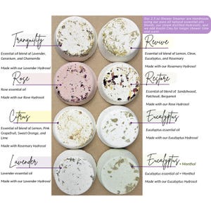 Shower Steamers | Pick 6 | Choose Your Scents | Aromatherapy | Graduation Gift | Gift for Her | Custom | Handmade | Self care | Shower Bomb