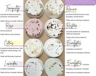 Shower Steamers | Pick 6 | Choose Your Scents | Aromatherapy | Graduation Gift | Gift for Her | Custom | Handmade | Self care | Shower Bomb