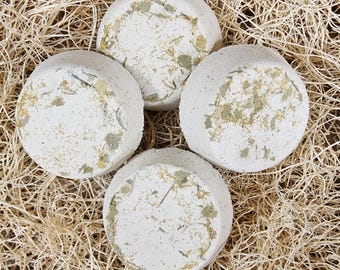 Shower Steamers | Revive | 4 Steamers | Spa Gift | Organic | Handmade | Natural | Essential Oils | Rosemary | Aromatherapy | Gift