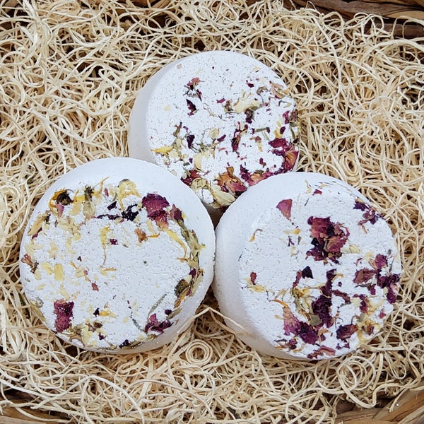 Shower Steamers | Restore | 4 Steamers | 70g each | Organic | Handmade | Natural | Essential Oils | Sandalwood | Aromatherapy | Gift for Her