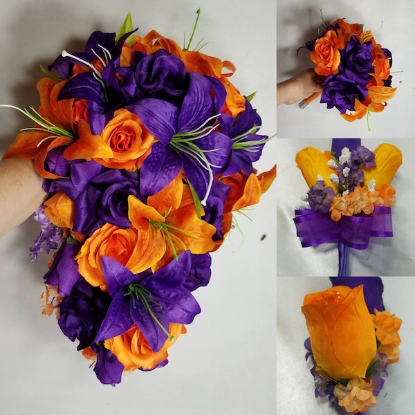 Tiger Lily Bouquet Etsy