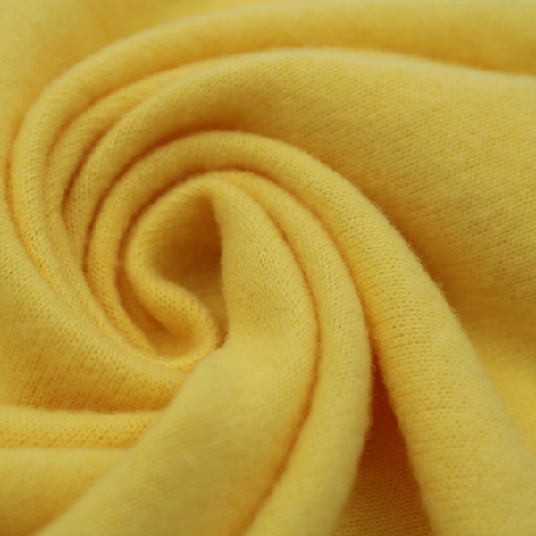 2 YARDS Bright Yellow Super Soft Sweater Knit Hacci Brushed Newborn Photo Props fabric Swaddling, Newborn Wraps, Baby Blanket, Backdrops!!