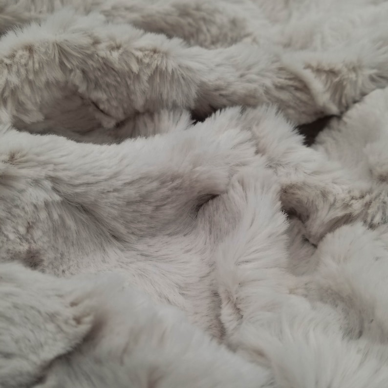 Oatmeal Mongolian Fur Fabric Newborn Cuddly Faux Fur Nest Newborn Photo Prop **ON SALE!