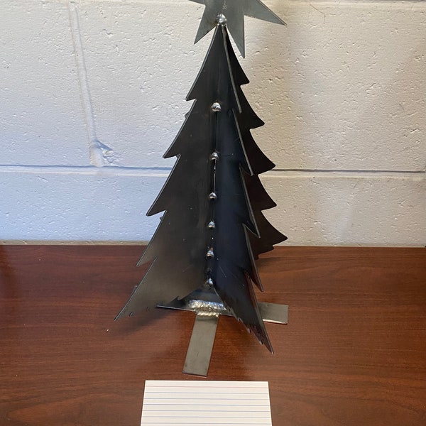 16” tall Christmas Tree “U-Weld-It” sculpture