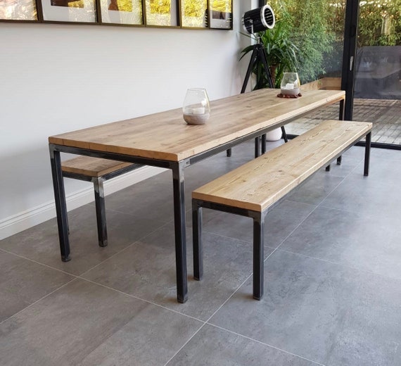 Industrial Style Dining Table