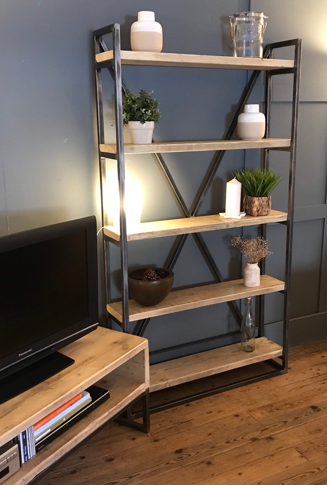 Industrial Shelving Unit Etsy
