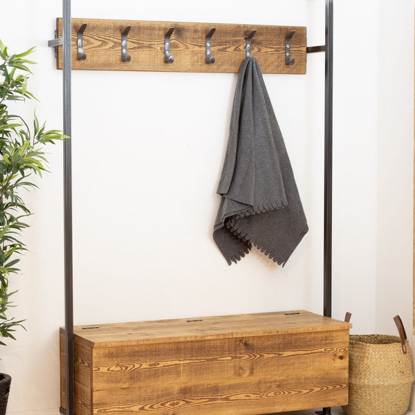 Hallway Coat Rack and Shoe storage, Shoe bench, Hallway storage