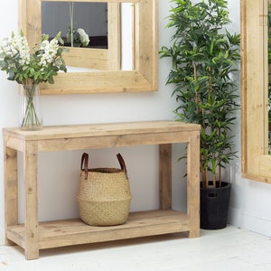 Rustic Console, Hallway Table, Narrow console