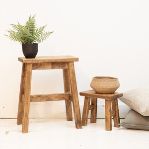 Rustic Milk Stool, Miniature Stool, Milking Stool, Antique Rustic Stool, Reclaimed, Barn Stool, Rustic