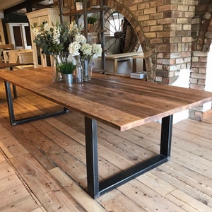 The ‘Square Leg’ Reclaimed Dining Table