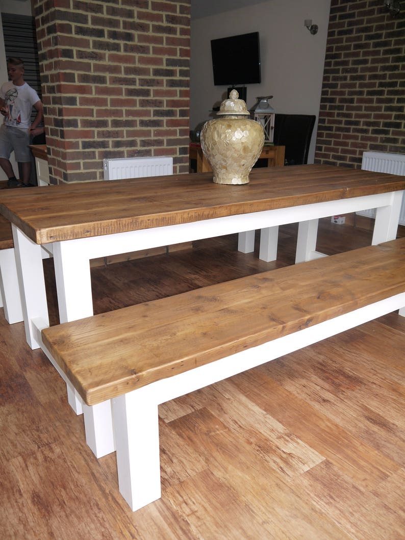 Reclaimed Pine Dining Table Etsy