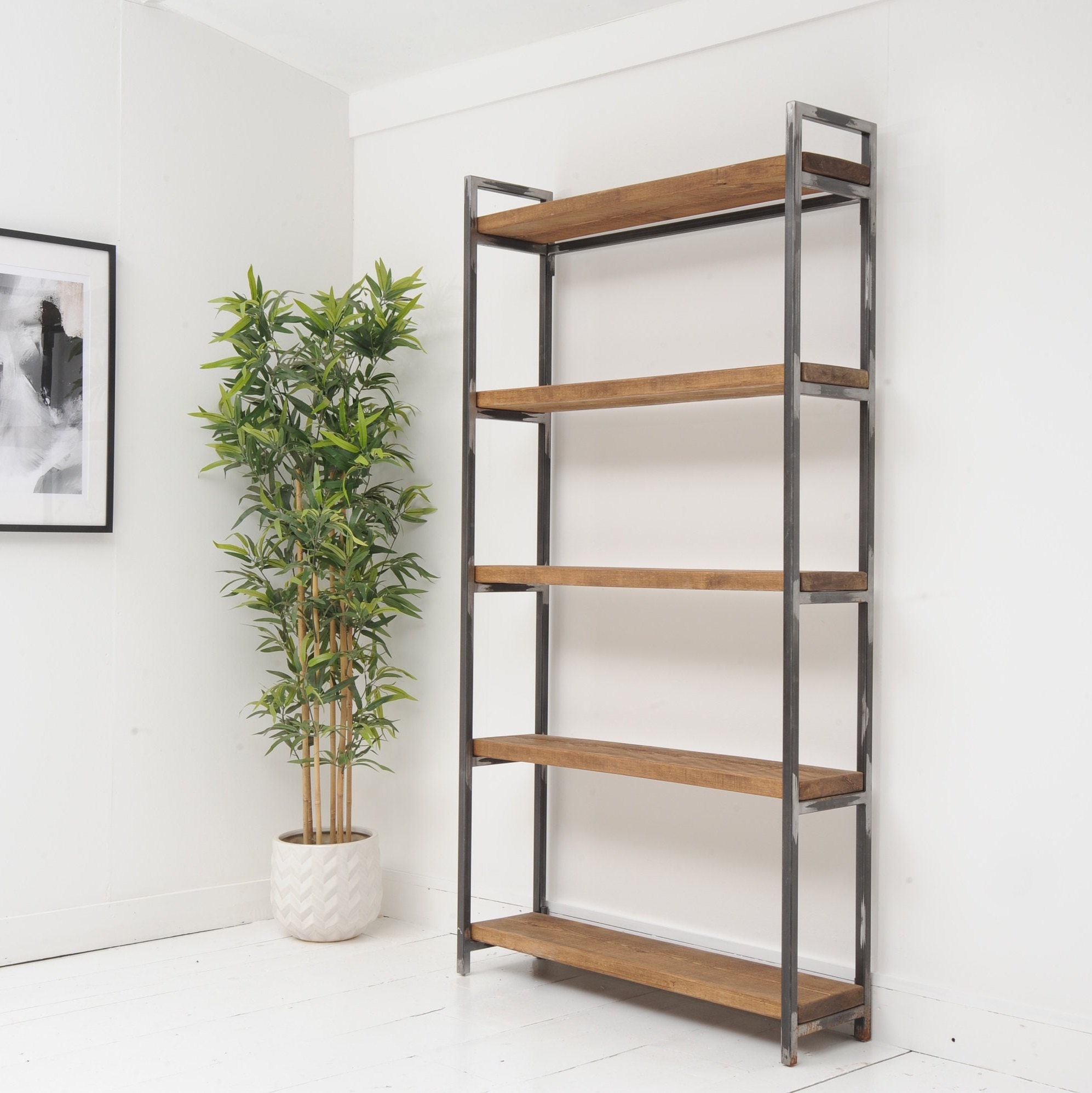 Industrial Style Shelving Unit Rustic Shelves Etsy UK