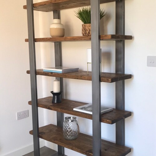The Rustic Silver Shelving Unit Etsy